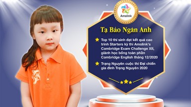 TẠ BẢO NGÂN ANH - LUÔN LUÔN ĐỨNG TOP ĐẦU CÁC CUỘC THI